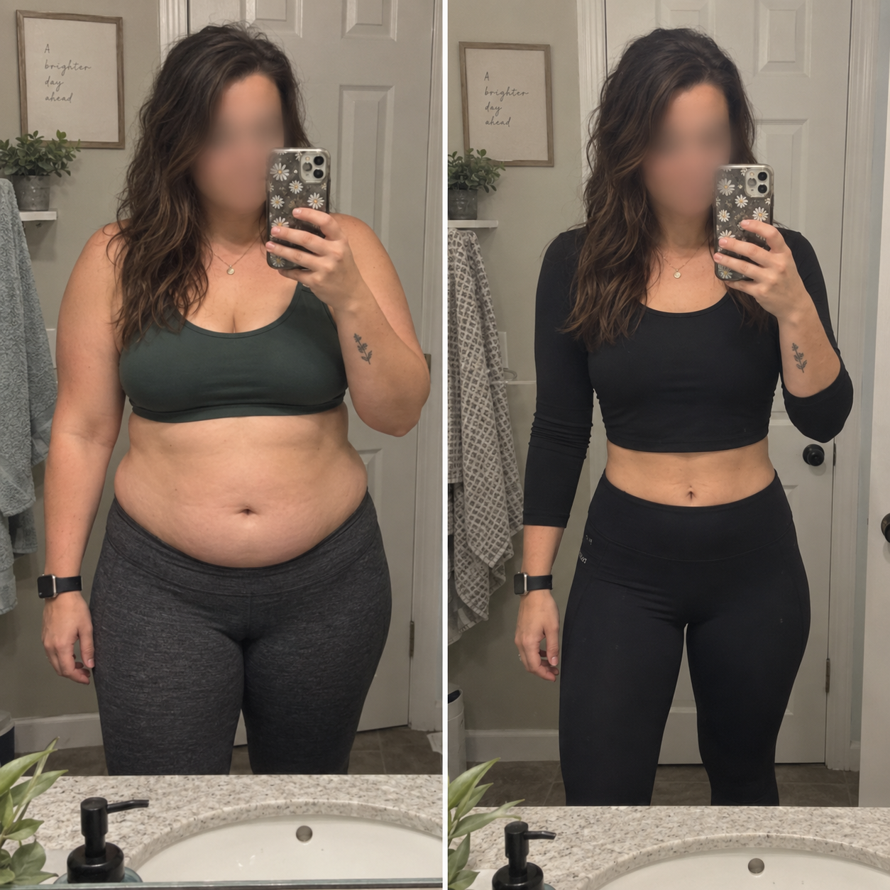 Transformación de Mariana L.: antes y después