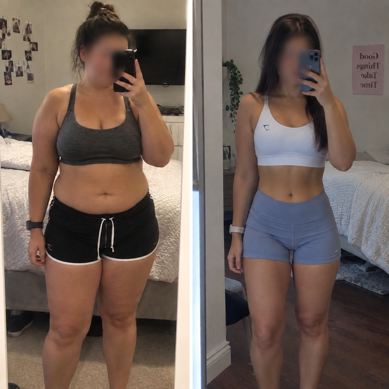Transformación de Valeria A.: antes y después