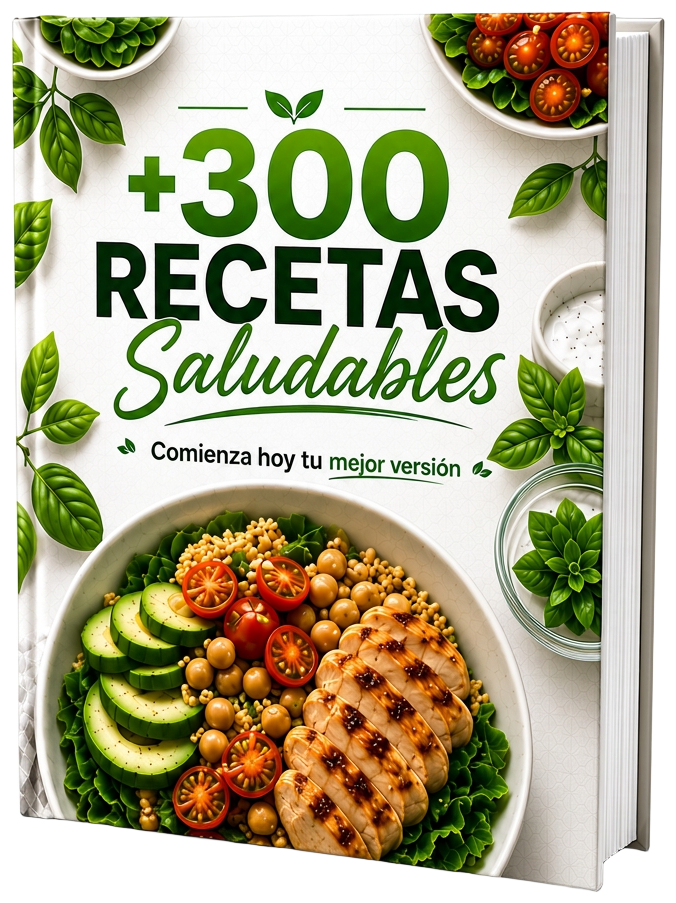 Libro digital +300 Recetas Saludables